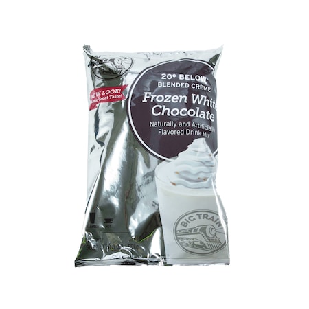 Big Train 20 Degrees Below Frozen White Chocolate Drink Mix 3.5lbs, PK5 BT.650800